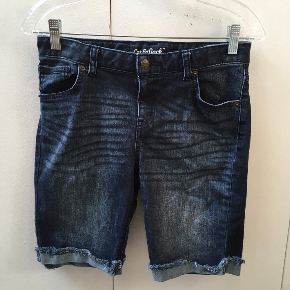 Stretch Denim Bermuda Shorts (Girls’ XL/14-16)